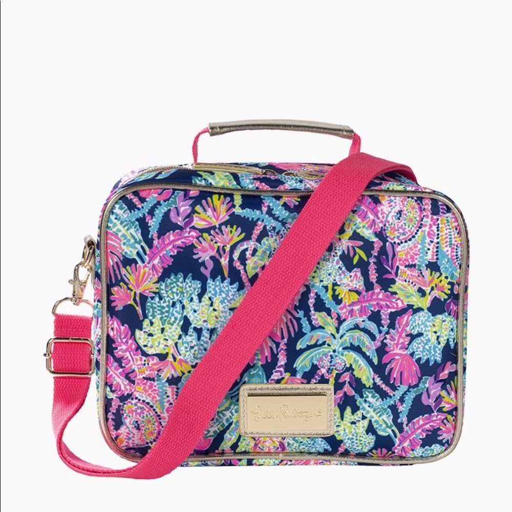 New with Tags! Lilly Pulitzer Seen & Herd Lunch Box in Navy
